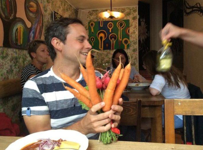 Freelancer a vegan Pavel Ovesný.